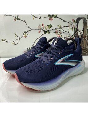 Brooks Glycerin 22 Women's Running Shoes Blue Pink Gradient Size 10 Med Comfort